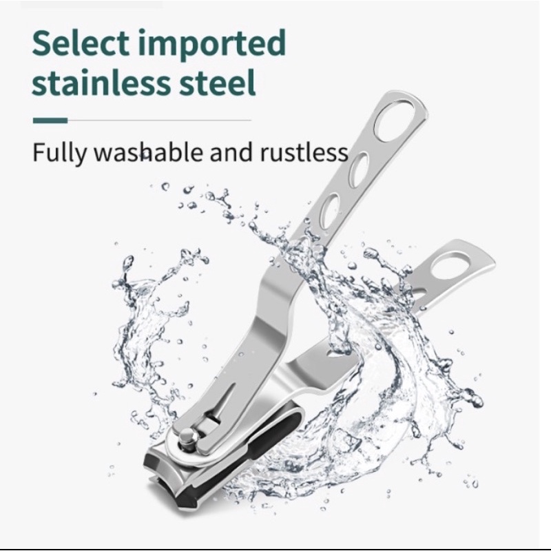 Gunting Kuku Profesional 360 Derajat Pedicure Manicure Kit Stainless