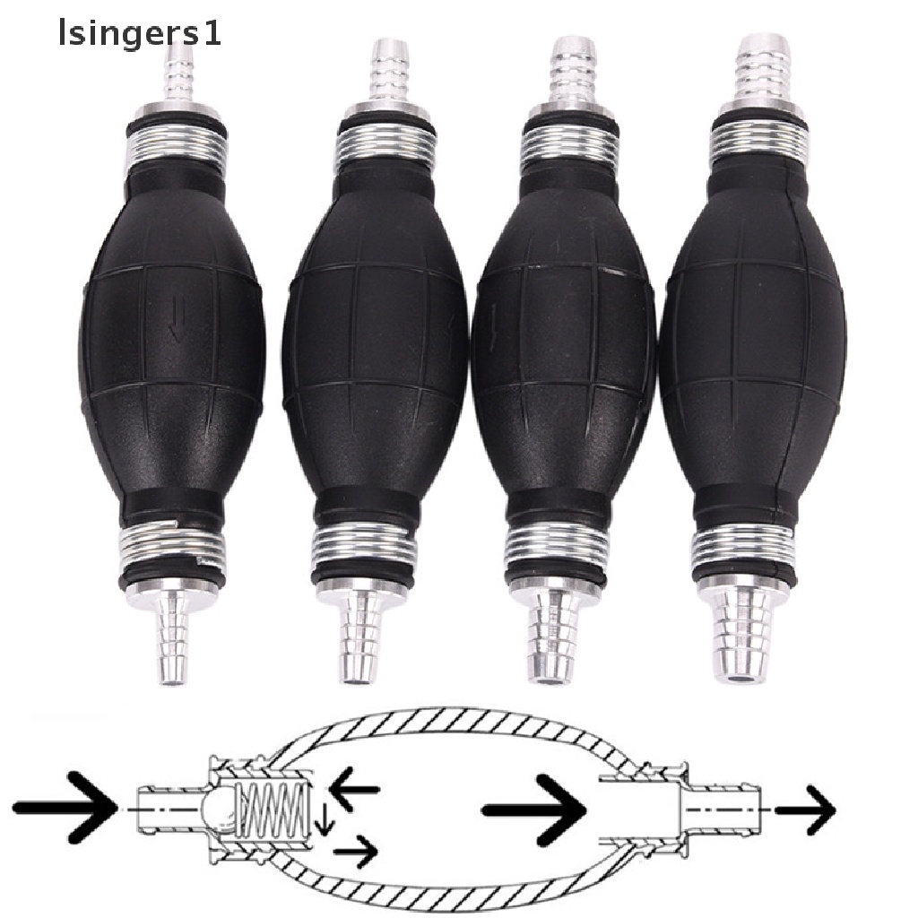 (lsingers1) Pompa Tangan Primer Bulb Bahan Karet Untuk Mobil / Perahu