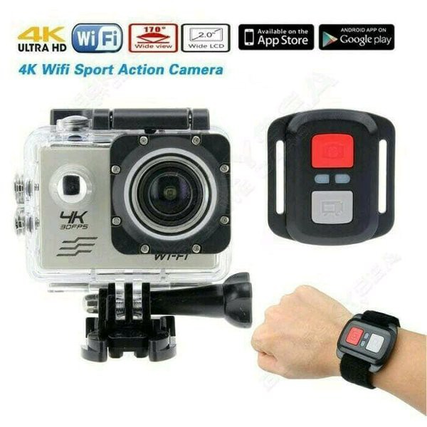 Termurah               Kamera Sport Wifi 4K 16 MP Action Cam Remote Acc Lengkap Sportcam Water