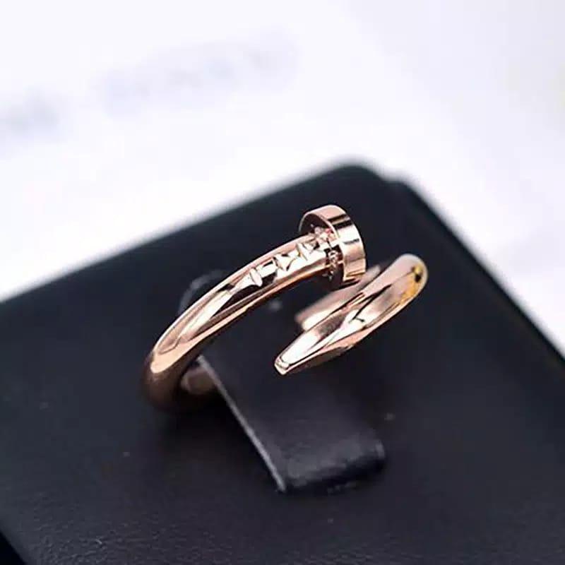 cincin titanium model paku  harga satuan