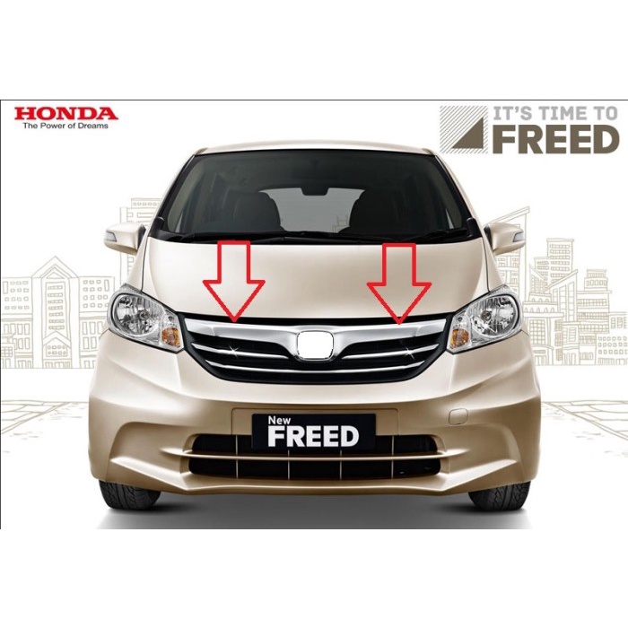 Grill Chrome Honda Freed 2012-2015 Genuine