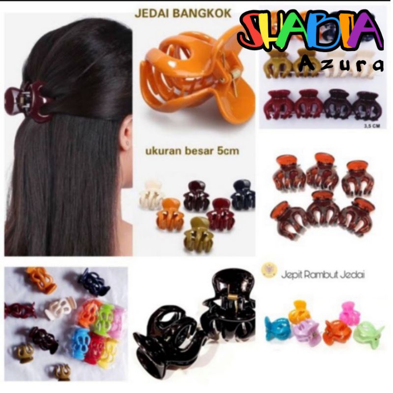 Jepit Rambut Jedai Jeday 5cm 3,5cm