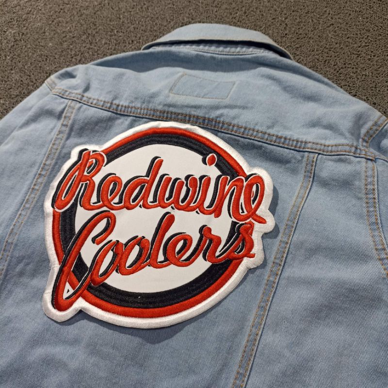 Backpatch bordir REDWINE COOLERS premium