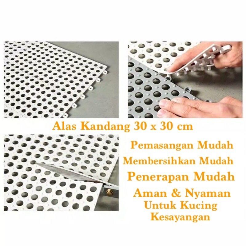 EXOTICGOODS FOOTREST KANDANG ALAS KANDANG HEWAN TATAKAN KANDANG KELINCI ALAS KUCING ANJING