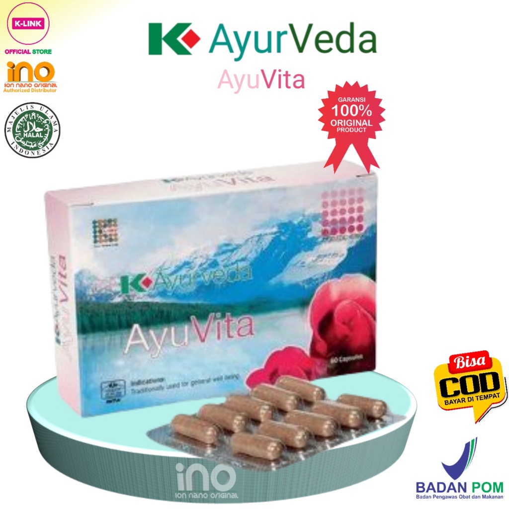 

AYURVEDA AYUVITA ORIGINAL K LINK SUPLEMEN KEBUGARAN WANITA MASA KINI