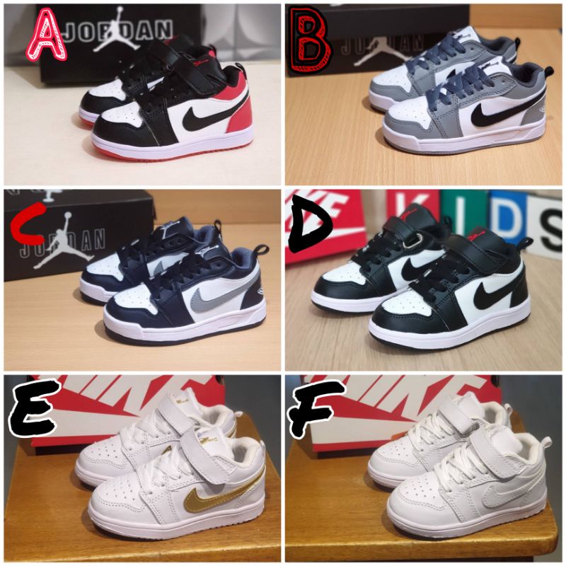 Sepatu Anak Jordan Low Red White Kids Original