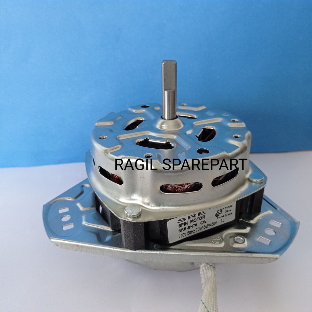 Dinamo Spin Motor / Pengering Mesin Cuci Sharp 2 Tabung