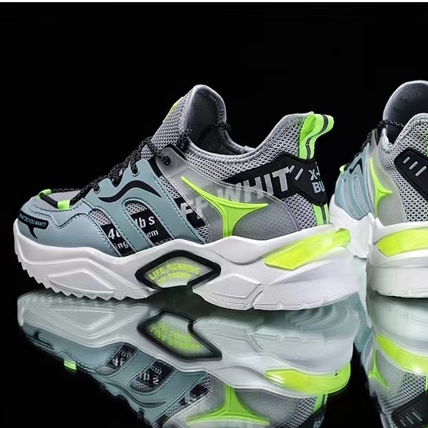 KZT-SP01 'FREE BOX' Sepatu Sneakers Sport Pria &quot;AYEON&quot; Running Olahraga Casual Travelling Import