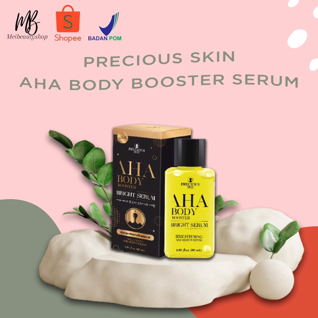 Precious AHA Body Serum Booster/Niacinamide 10% Whitening Body Serum Booster/ Serum Pemutih / Body Booster 35ml