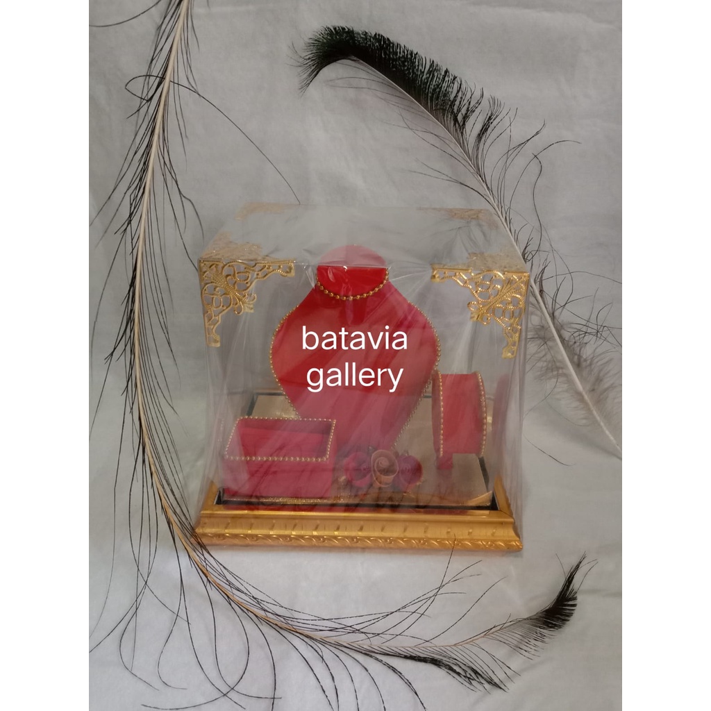 Kotak Tempat Mahar Perhiasan Pernikahan / Box Hantaran Kotak Perhiasan (Cincin, Gelang dan Kalung)