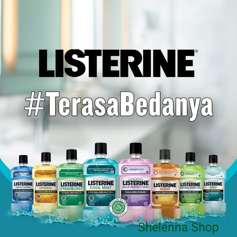 LISTERINE Mouthwash / Obat Kumur 250ml 100ml