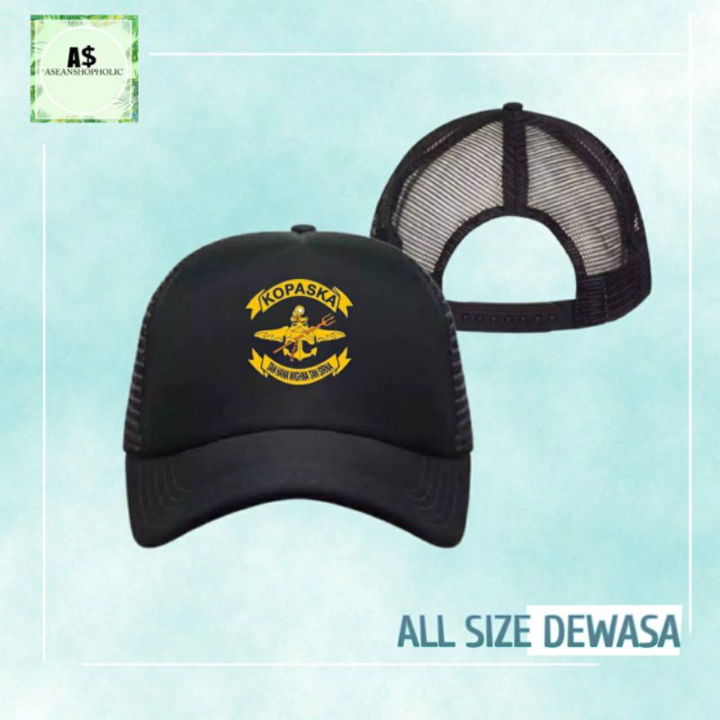 topi jaring trucker kopaska