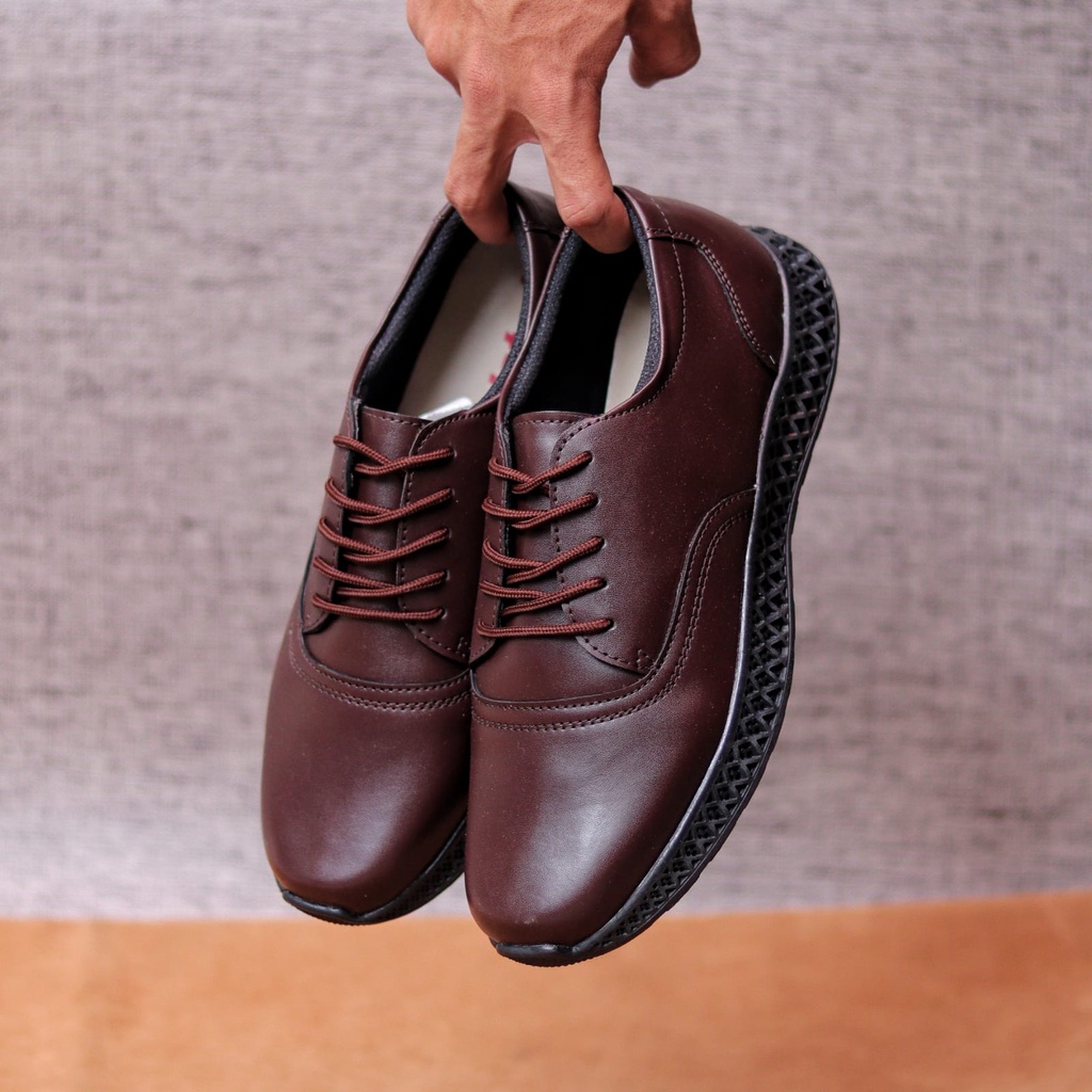 ALVE Sepatu Kasual Formal Pria Pantofel CaSUAL Kerja Kantor Kuliah Trendy Simple Murah