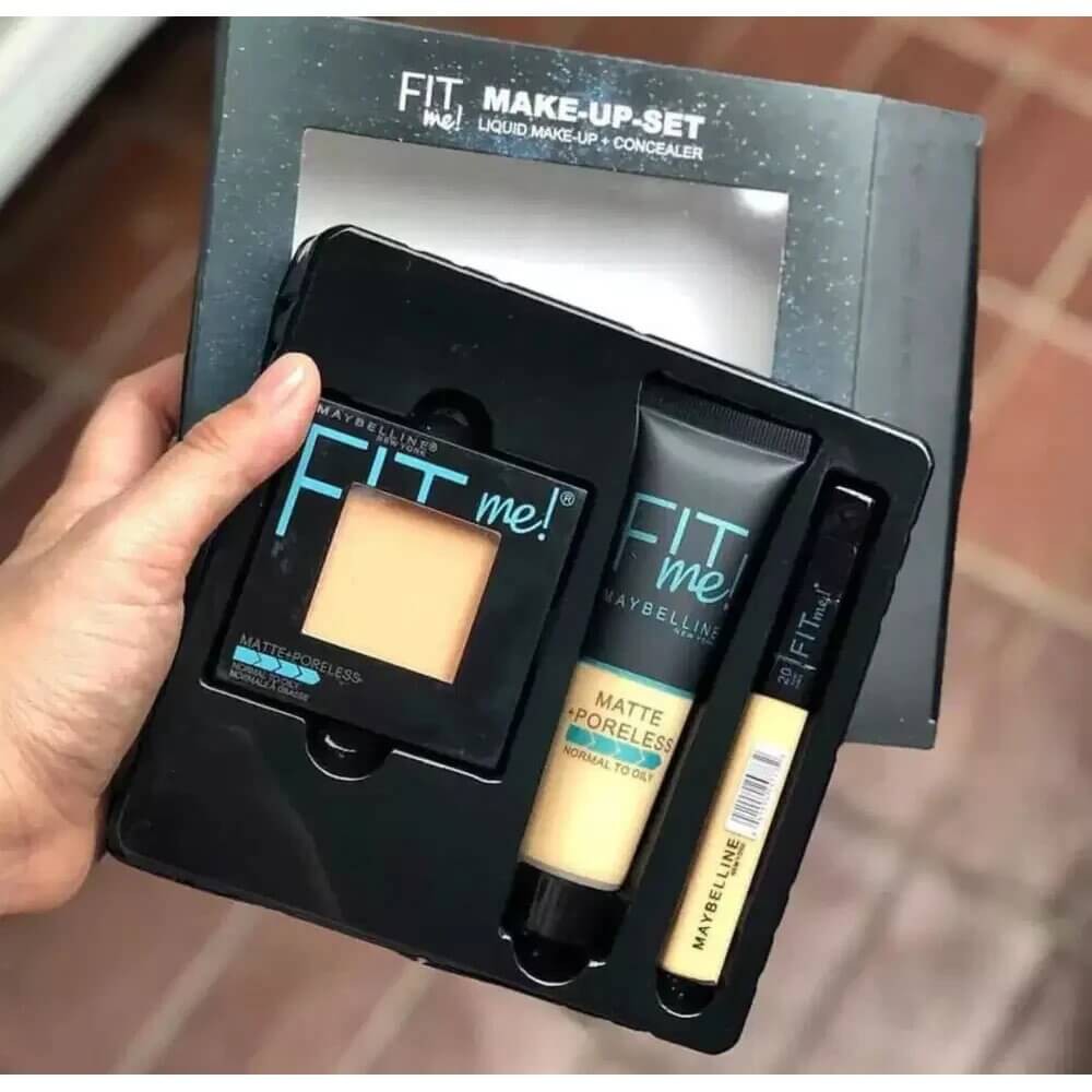 Maybelline Fit Me 3in1 - Bedak - Foundation Concealer