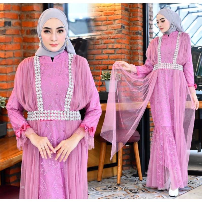 FASHION MUSLIM//GAMIS RHEKA//Kode PB