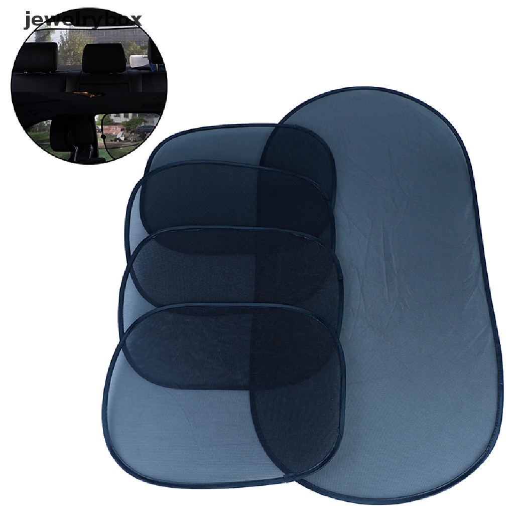 [Box] 5pcs/set Car Window Sun Shades Cover Anti-UV Mesh Shade Curtain Protector Boutique