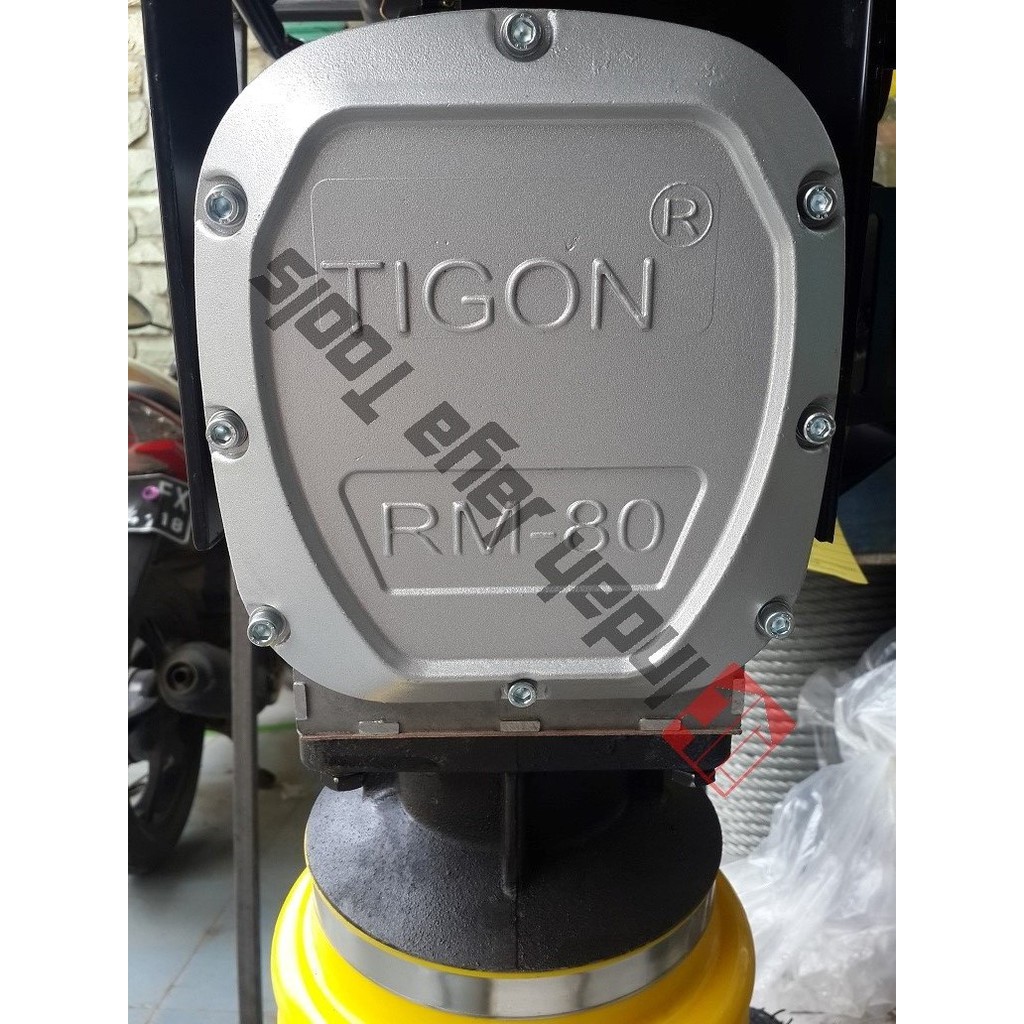 Mesin Stamper Timbris Tigon + Engine Honda Pemadat Tanah