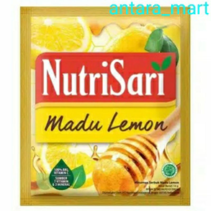 

Nutrisari Madu Lemon sachet 14 gram