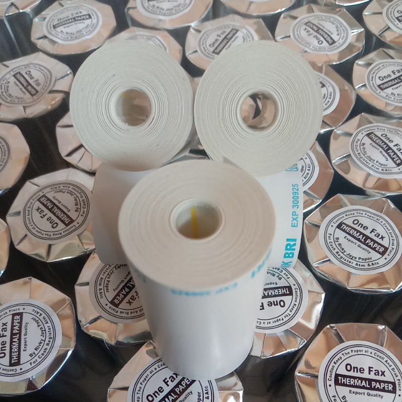 

Thermal paper ROLL logo Bank bri 58mm X 30mm