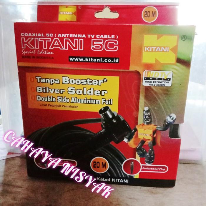 Kabel Antena Tv Kitani 5C ( Coaxial Cable ) 20Meter
