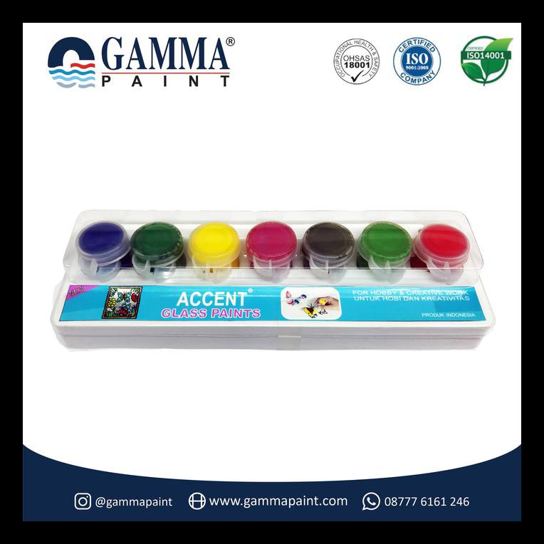 

BANTING HARGA ACCENT GLASS PAINT SET - CAT UNTUK KACA - ACRYLIC WATER-BASED PERALATAN MELUKIS MURAH