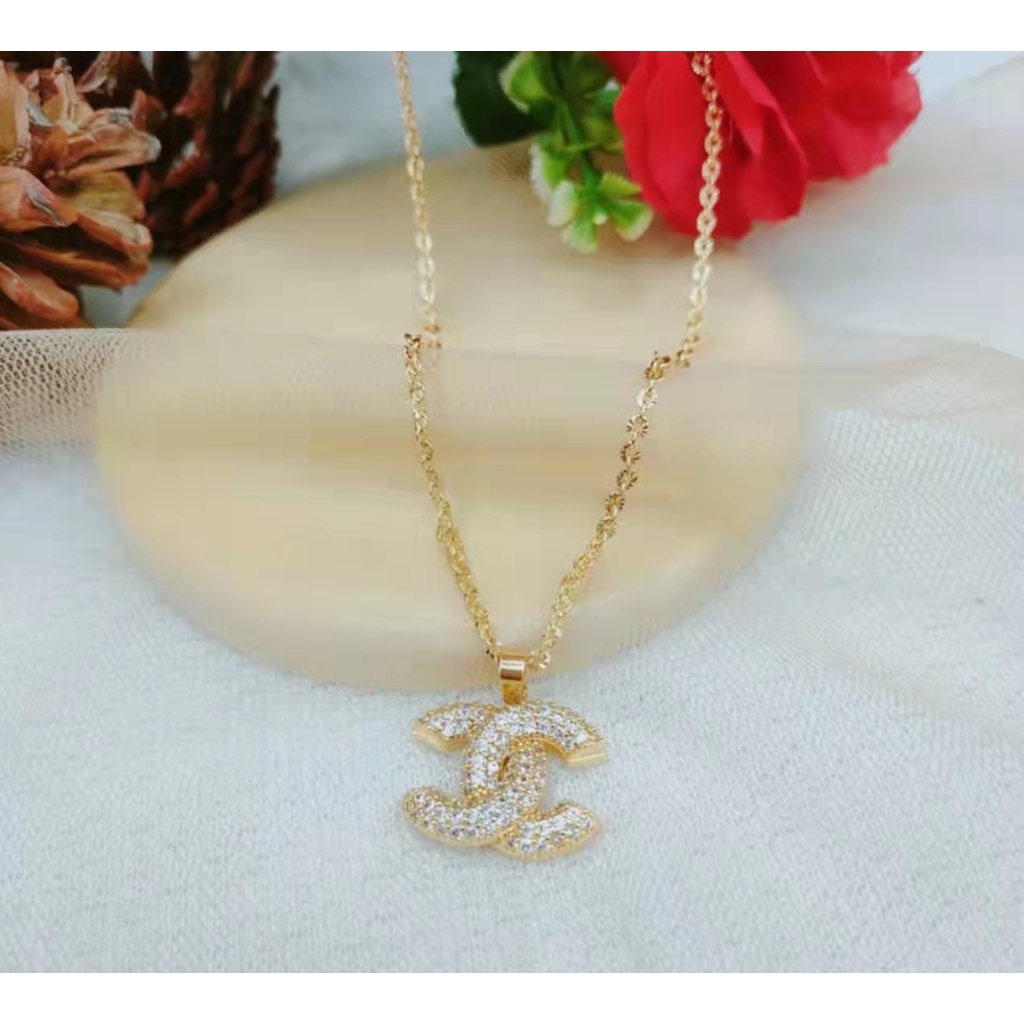 Kalung Xuping CC Permata Lapis Emas Perhiasan B38