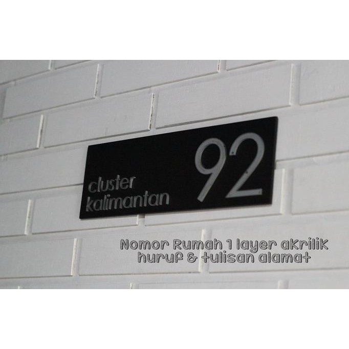 

[[BISA COD]] SIMPLE SERIES Nomor / Nomer Rumah Akrilik / Acrylic MURAH - wr203 TERPERCAYA Kode 1145