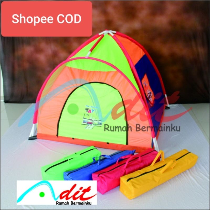 Tenda anank 1.2 meter|Tenda anak murah |Tenda karakter cewek-cowok|Tenda mainan
