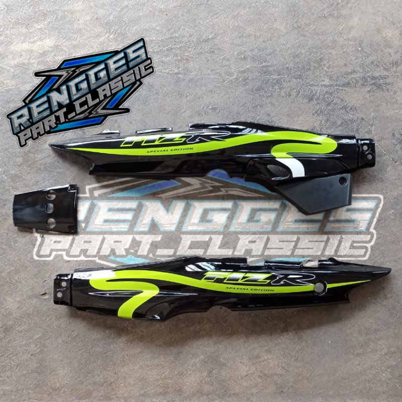 bodi fizr body set box aki fiz r caltex striping hijau