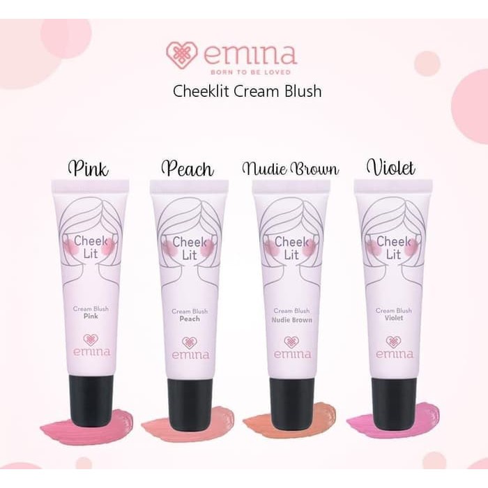 Emina Cheek lit Cream Blusher Blush On odol 10gr