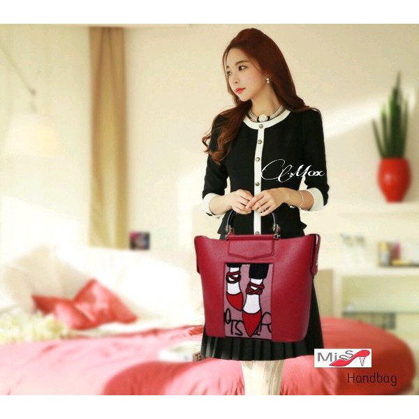 Tas Handbags Wanita Model Sepatu