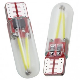 lampu mobil LED SMD T10 194 168 COB 12V - Yellow