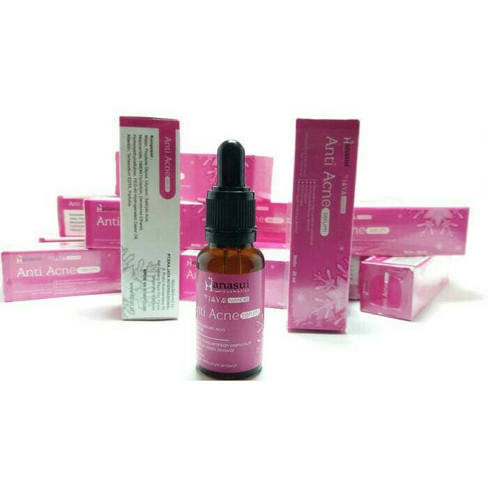 SERUM HANASUI ANTI ACNE PINK BPOM