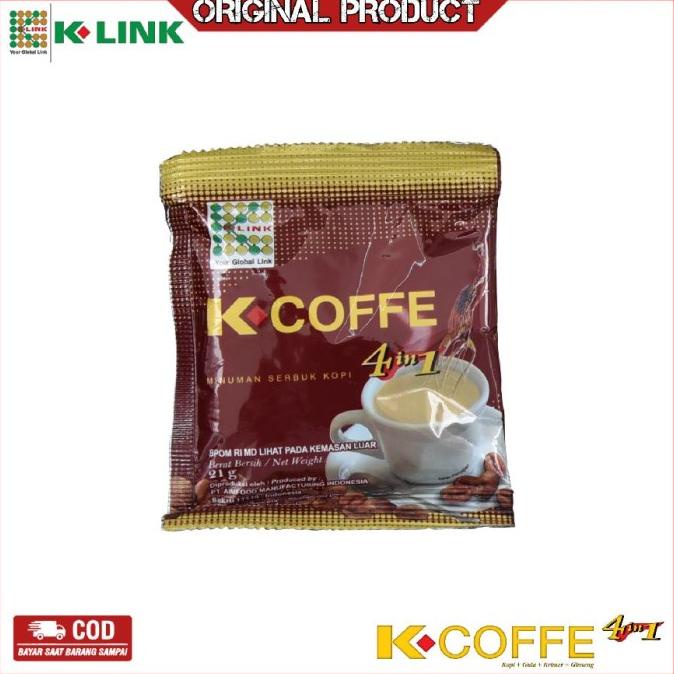 

K Coffe 4in1 Kopi Gingseng Penambah Stamina 1Box isi 20 Sachet -Diskon Besar