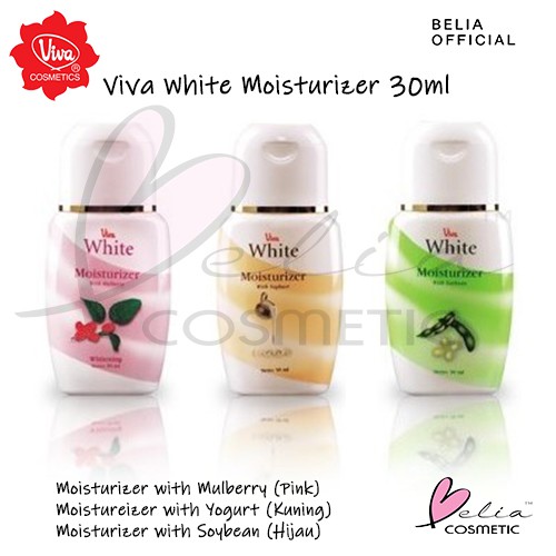 ❤ BELIA ❤ Viva White Moisturizer 30ml Travel Size (Mulberry / Yogurt / Soybean)