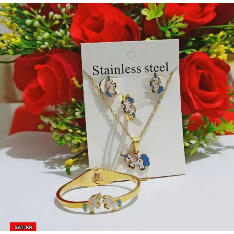 set Kalung hello Kitty 02 terbaru