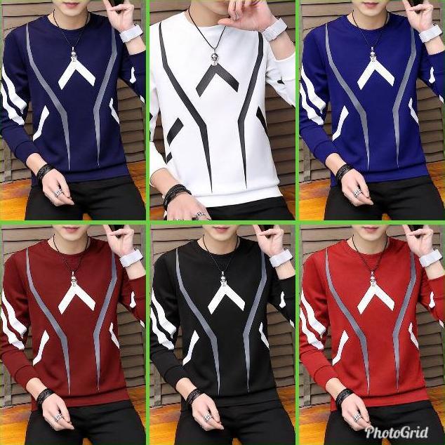 HOLLXMALL | TOTOTASHOP.BAJU FASHION PRIA CHESTER MOTIF SABLON HALUA & TAHAN BAHAN BABYTERRY PREMIUM