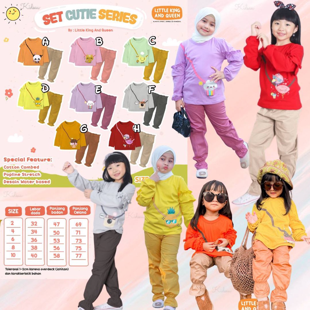 Setetelan anak Cutie Series by Little King &amp; Queen