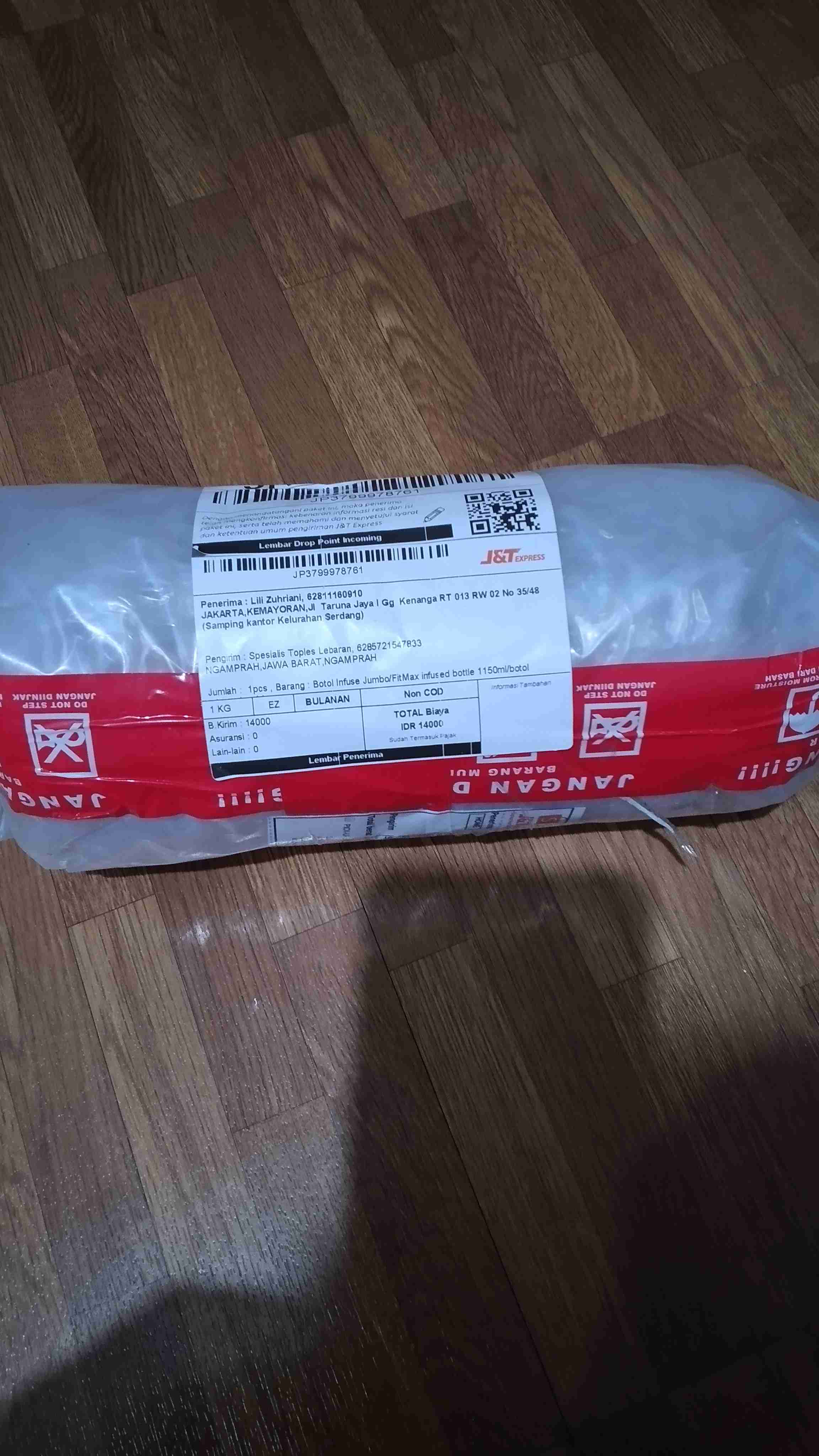 Botol Infuse Jumbo/fit+max Infused Bottle 1150ml/botol Minum /tumbler