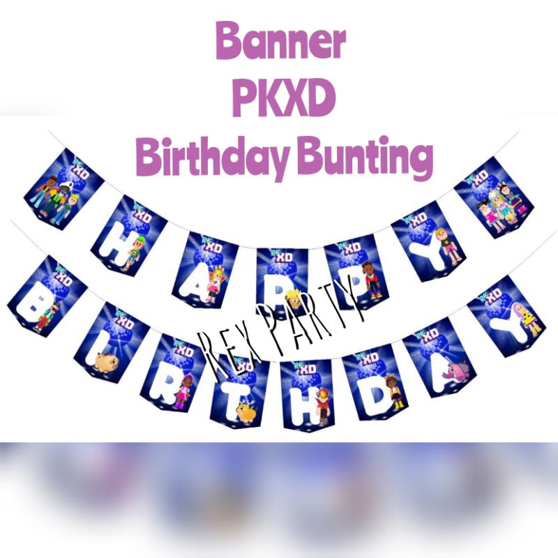 Banner PKXD/PKXD Bunting/Birthday Banner/Banner HBD/Banner Ultah PKXD/PKXD