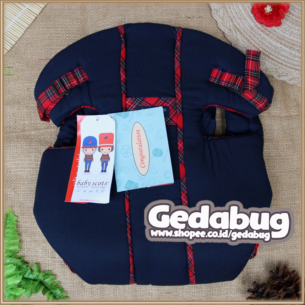 BABY SCOTS Gendongan Bayi Baby Scots - Baby Carrier ISG001 - gedabug