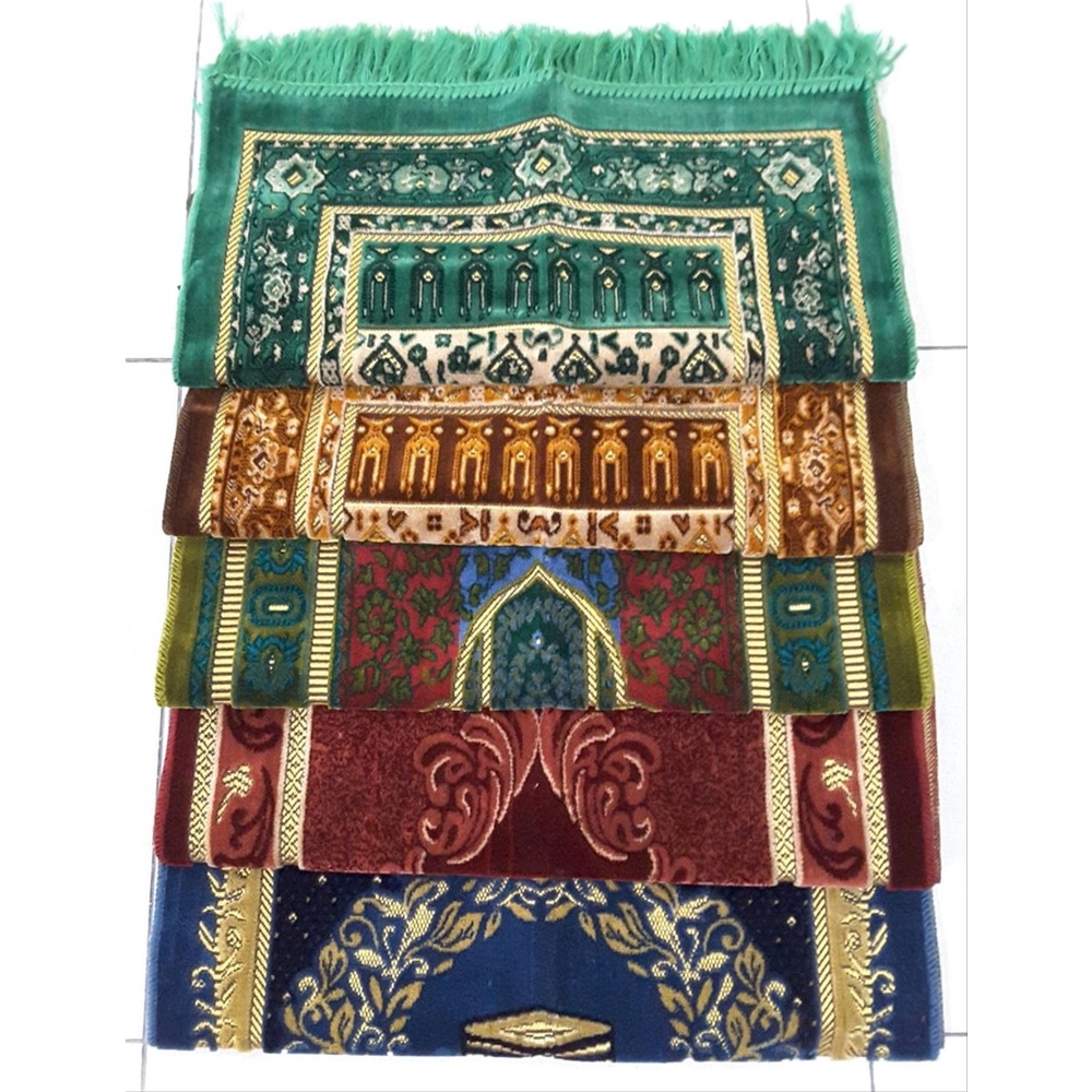 SAJADAH AL ARABIA BULU TURKY 70×110 / SAJADAH BESAR TURKIYE BULU HALUS