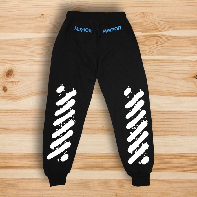 SWEATPANTS CELANA  JOGGER  PANTS OFFWHITE OFF WHITE SPRAY 