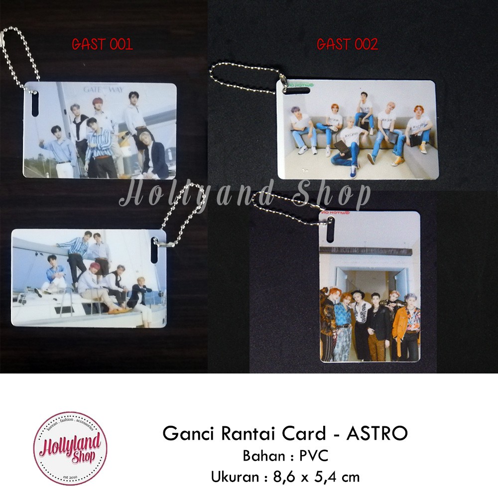 Gantungan Kunci Kartu PVC Card ASTRO ATEEZ Unofficial