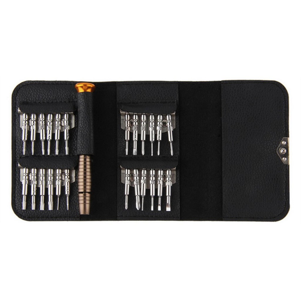 Obeng Reparasi Torx Set 25 in 1 Untuk iPhone 4/5/6/6 Plus - JN00021-Hitam