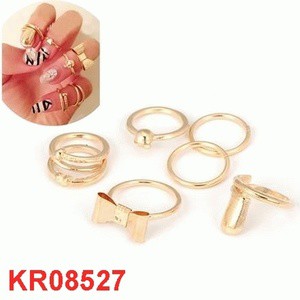 cincin Korea Etnik Multi Color Alloy Multicharm Warna Warni Vintage Harga Grosir Reseller