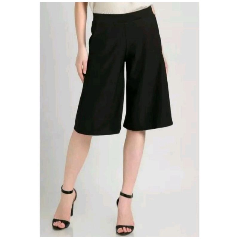 CELANA KULOT PENDEK 7/8 SCUBA/CELANA SANTAI WANITA/KULOT PENDEK STANDAR