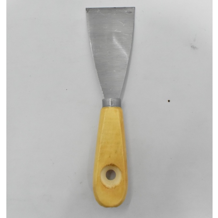 KAPE / SCRAPER / KAPI / PISAU DEMPUL PENGEROK CAT SCRAPPER / KAPE PLAT GAGANG KAYU / KAPI CAT GAGANG KAYU / KAPE GAGANG KAYU