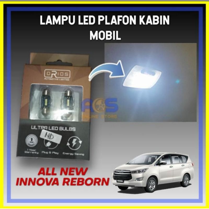 LAMPU LED PLAFON KABIN MOBIL ALL NEW INNOVA REBORN 2016-