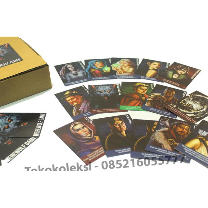 PROMO OBRAL Werewolf Card Ultimate - 21 Card - Cacat Laminasi MURAH